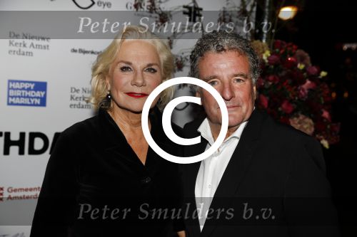 Amsterdam 29 september 2016
Opening Marilyn Monroe expositie in de nieuwe kerk. Edwin de Vries met Monique v d Ven