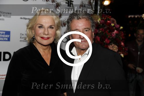 Amsterdam 29 september 2016
Opening Marilyn Monroe expositie in de nieuwe kerk. Edwin de Vries met Monique v d Ven
