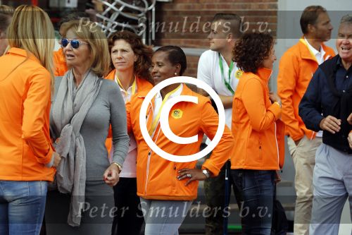 Amsterdam 21 september 2016
Sportdag van de Johan Cruijff foundation in het Olympisch stadion. Danny Cruijff en Estelle Cruijff zijn aanwezig . Nelli Cooman