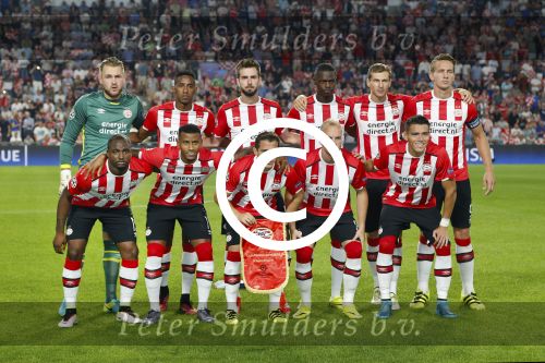Eindhoven 13 September 2016 Champios League 2016 PSV - Atletico Madrid. Eindstand 0-1. Team PSV.