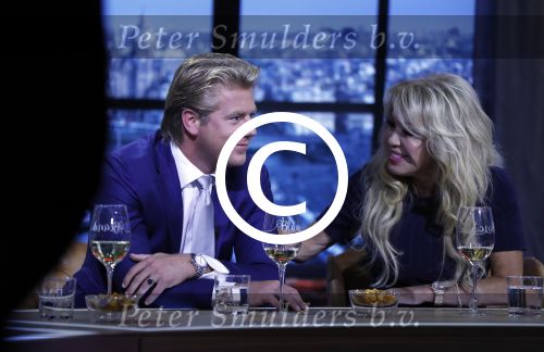 Amsterdam 2 oktober 2016
Patricia Paay en haar vriend  Robbert Hinfelaar bij de opnames van het sbs 6 programma Show XL gepresenteerd door Fred v Leer en Lucille Werner. Tim Douwsma en Nicolette v Dam zitten er ook.