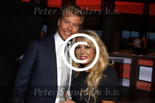 Amsterdam 2 oktober 2016
Patricia Paay en haar vriend  Robbert Hinfelaar bij de opnames van het sbs 6 programma Show XL gepresenteerd door Fred v Leer en Lucille Werner. Tim Douwsma en Nicolette v Dam zitten er ook.