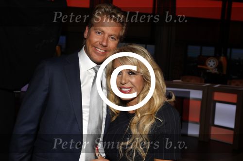 Amsterdam 2 oktober 2016
Patricia Paay en haar vriend  Robbert Hinfelaar bij de opnames van het sbs 6 programma Show XL gepresenteerd door Fred v Leer en Lucille Werner. Tim Douwsma en Nicolette v Dam zitten er ook.