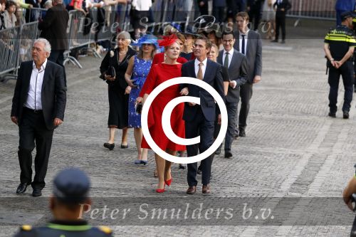 Den Haag 20 september 2016
Prinsjesdag 2016 op het binnenhof en op paleis noordeinde met Koning Willem Alexander Koningin Maxima prins Constantijn en Prinses Laurentien.