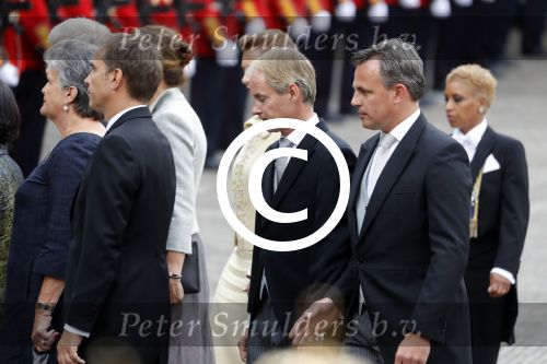 Den Haag 20 september 2016
Prinsjesdag 2016 op het binnenhof en op paleis noordeinde met Koning Willem Alexander Koningin Maxima prins Constantijn en Prinses Laurentien.