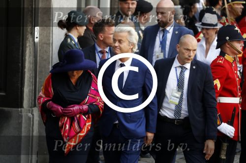 Den Haag 20 september 2016
Prinsjesdag 2016 op het binnenhof en op paleis noordeinde
Geert Wilders met echtgenote