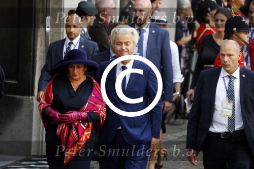 Den Haag 20 september 2016
Prinsjesdag 2016 op het binnenhof en op paleis noordeinde
Geert Wilders met echtgenote