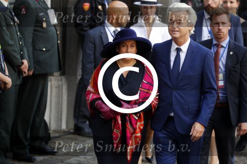 Den Haag 20 september 2016
Prinsjesdag 2016 op het binnenhof en op paleis noordeinde
Geert Wilders met echtgenote
