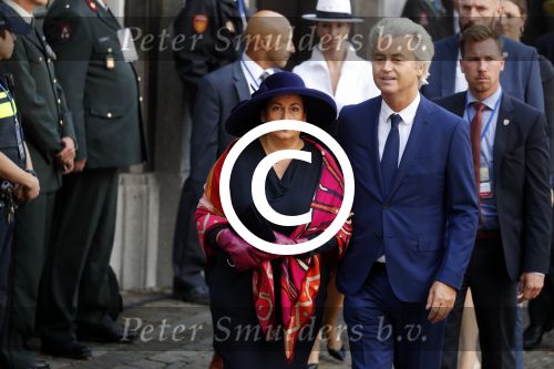 Den Haag 20 september 2016
Prinsjesdag 2016 op het binnenhof en op paleis noordeinde
Geert Wilders met echtgenote