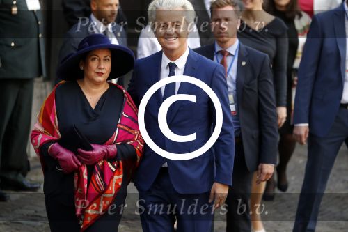 Den Haag 20 september 2016
Prinsjesdag 2016 op het binnenhof en op paleis noordeinde
Geert Wilders met echtgenote