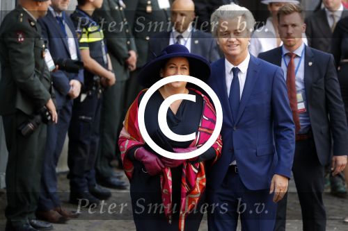 Den Haag 20 september 2016
Prinsjesdag 2016 op het binnenhof en op paleis noordeinde
Geert Wilders met echtgenote