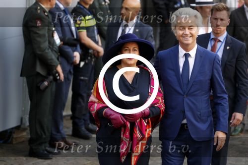 Den Haag 20 september 2016
Prinsjesdag 2016 op het binnenhof en op paleis noordeinde
Geert Wilders met echtgenote