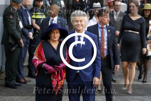 Den Haag 20 september 2016
Prinsjesdag 2016 op het binnenhof en op paleis noordeinde
Geert Wilders met echtgenote