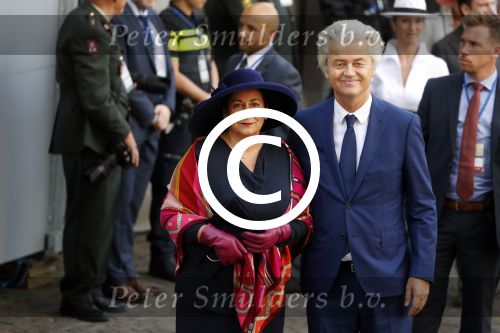 Den Haag 20 september 2016
Prinsjesdag 2016 op het binnenhof en op paleis noordeinde
Geert Wilders met echtgenote
