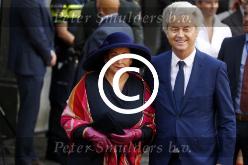 Den Haag 20 september 2016
Prinsjesdag 2016 op het binnenhof en op paleis noordeinde
Geert Wilders met echtgenote