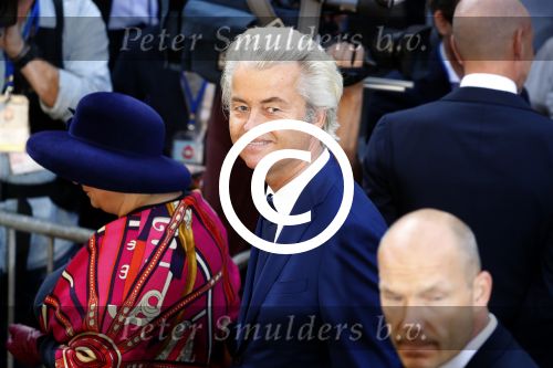 Den Haag 20 september 2016
Prinsjesdag 2016 op het binnenhof en op paleis noordeinde
Geert Wilders met echtgenote