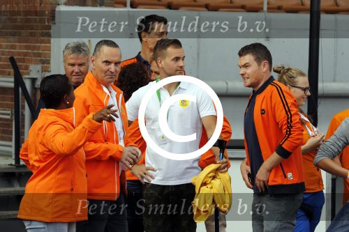 Amsterdam 21 september 2016
Sportdag van de Johan Cruijff foundation in het Olympisch stadion. Danny Cruijff en Estelle Cruijff zijn aanwezig . raoul Heertje