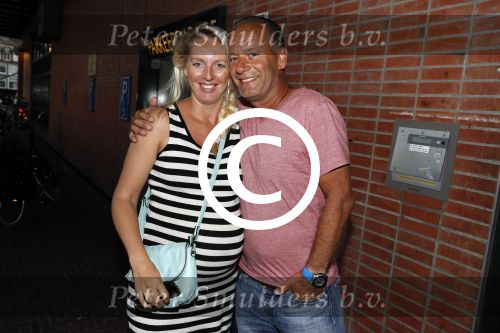 Amsterdam 7 september 2016 
Ron Boszhard met zijn zwangere vriendin