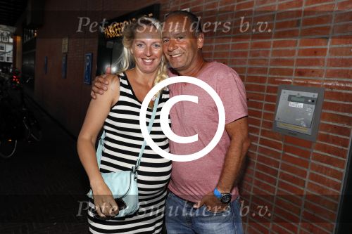 Amsterdam 7 september 2016 
Ron Boszhard met zijn zwangere vriendin