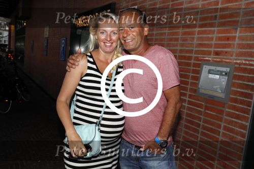 Amsterdam 7 september 2016 
Ron Boszhard met zijn zwangere vriendin