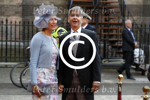 Den Haag 20 september 2016
Prinsjesdag 2016 op het binnenhof en op paleis noordeinde met 
Ronald Plasterk met zijn vrouw Els Plasterk