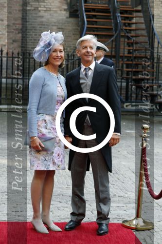 Den Haag 20 september 2016
Prinsjesdag 2016 op het binnenhof en op paleis noordeinde met 
Ronald Plasterk met zijn vrouw Els Plasterk