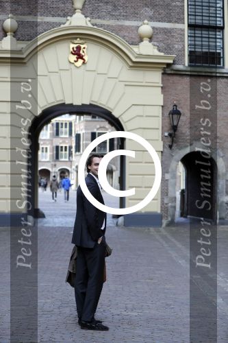 Den Haag 6 oktober 2016
Thiery Baudet rondom en op het binnenhof en bij torentje.