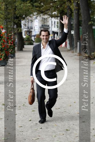 Den Haag 6 oktober 2016
Thiery Baudet rondom en op het binnenhof en bij torentje.