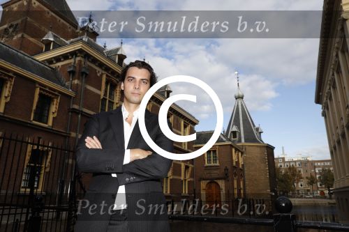 Den Haag 6 oktober 2016
Thiery Baudet rondom en op het binnenhof en bij torentje.