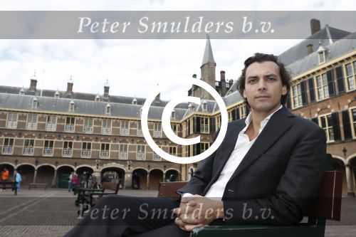Den Haag 6 oktober 2016
Thiery Baudet rondom en op het binnenhof en bij torentje.