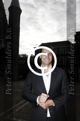 Den Haag 6 oktober 2016
Thiery Baudet rondom en op het binnenhof en bij torentje.