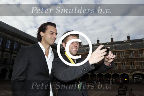 Den Haag 6 oktober 2016
Thiery Baudet rondom en op het binnenhof en bij torentje.