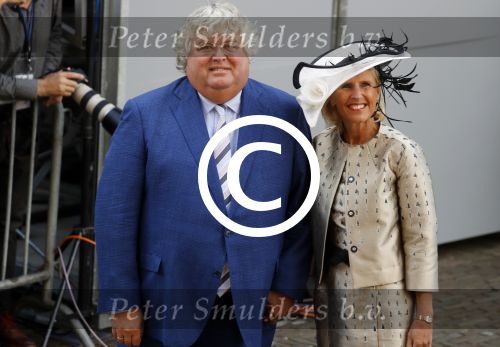 Den Haag 20 september 2016
Prinsjesdag 2016 op het binnenhof en op paleis noordeinde met 
Ton Elias en partner