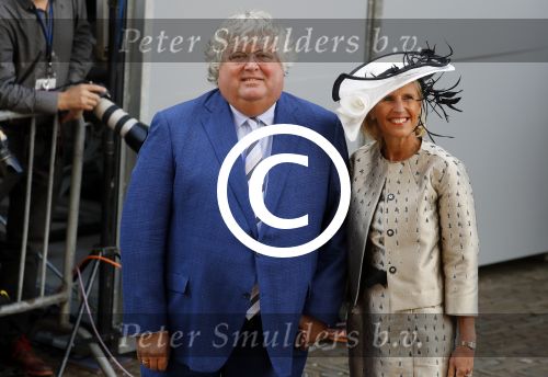 Den Haag 20 september 2016
Prinsjesdag 2016 op het binnenhof en op paleis noordeinde met 
Ton Elias en partner