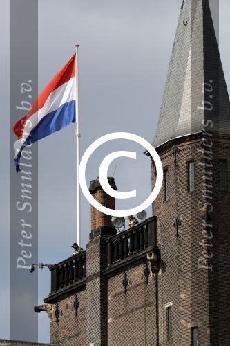 Den Haag 20 september 2016
Prinsjesdag 2016 op het binnenhof en op paleis noordeinde 
Vlag in Top Binnenhof