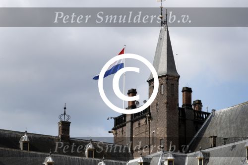 Den Haag 20 september 2016
Prinsjesdag 2016 op het binnenhof en op paleis noordeinde 
Vlag in Top Binnenhof