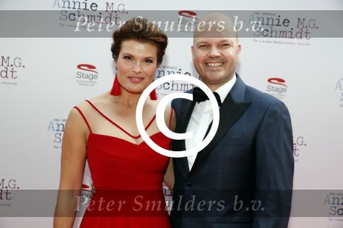 Amsterdam 24 september 2017
Premiere Annie MG Schmidt was getekend in het nieuwe de la mar. Anouk v Nes met partner en Sheila de Vries