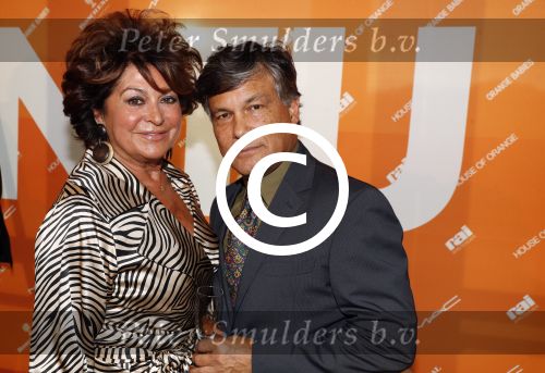 Amsterdam 30 september 2017
Orange Babies gala in de RAI. Christine Kroonenberg met partner