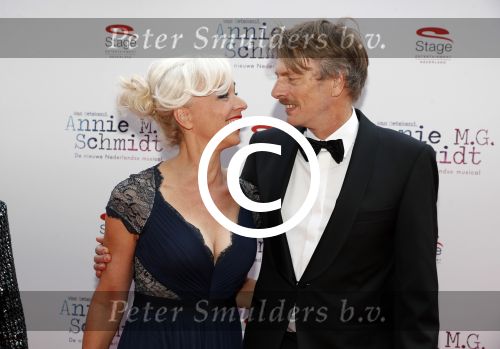 Amsterdam 24 september 2017
Premiere Annie MG Schmidt was getekend in het nieuwe de la mar. Ellen Evers met vriend Corne