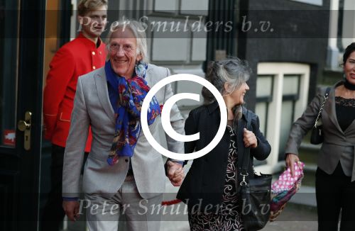 Amsterdam 21 september 2017
The Curious Incident of the Dog in the Night premiere in Carre. Freek de Jonge met vrouw