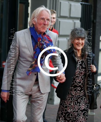 Amsterdam 21 september 2017
The Curious Incident of the Dog in the Night premiere in Carre. Freek de Jonge met vrouw