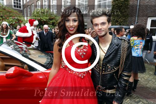Amsterdam 25 september 2017 
Holly Mae Brood, Martijn Fischer, Yolanthe Sneijder-Cabau, Buddy Vedder, Danny de Munk, Glennis Grace en Carlo Boszhard tijdens de castpresentatie van de Christmas Show 2017 in hotel The Grand. Ruben Nicolai presenteert het.