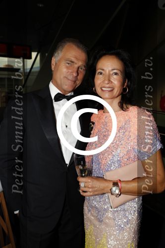 Amsterdam 30 september 2017
Orange Babies gala in de RAI. Hens Bagijn met vrouw