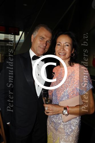 Amsterdam 30 september 2017
Orange Babies gala in de RAI. Hens Bagijn met vrouw