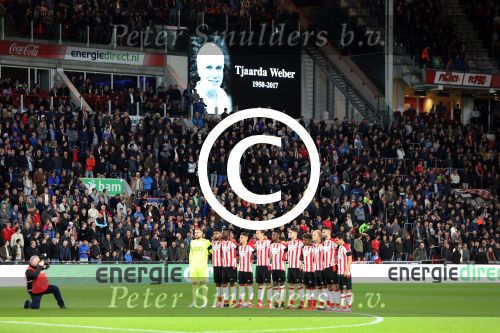 Eindhoven, 30 September 2017
PSV-Willem II, eindstand 4-0
Herdenking PSV stadion Tjaarda Weber
