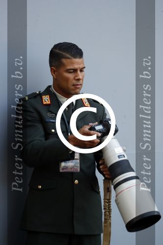Den Haag 19 september 2017
Koningin Maxima Koning Willem Alexander Prins Constantijn en Prinses Laurentien tijdens prinsjesdag op het binnenhof. Hille Hillinga