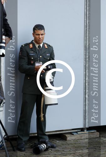 Den Haag 19 september 2017
Koningin Maxima Koning Willem Alexander Prins Constantijn en Prinses Laurentien tijdens prinsjesdag op het binnenhof. Hille Hillinga