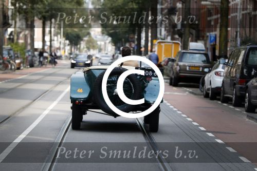 Amsterdam 21 september 2017 
Marco Geeratz in zijn oldtimer Lancia Lambda