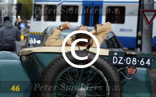 Amsterdam 21 september 2017 
Marco Geeratz in zijn oldtimer Lancia Lambda