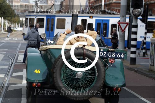 Amsterdam 21 september 2017 
Marco Geeratz in zijn oldtimer Lancia Lambda